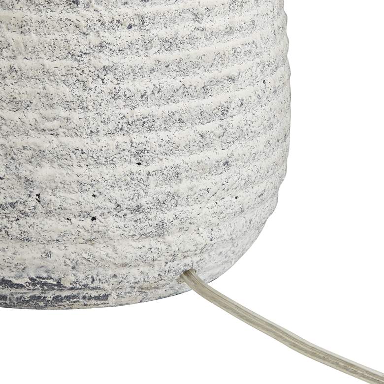 Image 6 360 Lighting Sandstone 23" Handcrafted Modern Ceramic Table Lamp more views