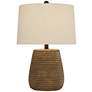 360 Lighting Sandstone 23" High Rustic Ceramic Table Lamp