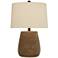 360 Lighting Sandstone 23" High Rustic Ceramic Table Lamp