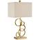 360 Lighting Saul 26" High Modern Gold Rings Table Lamp