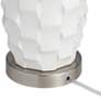 7_360 Lighting Scalloped 24 1/2" Ceramic LED Lamps with Dimmers Set of 2 more views
