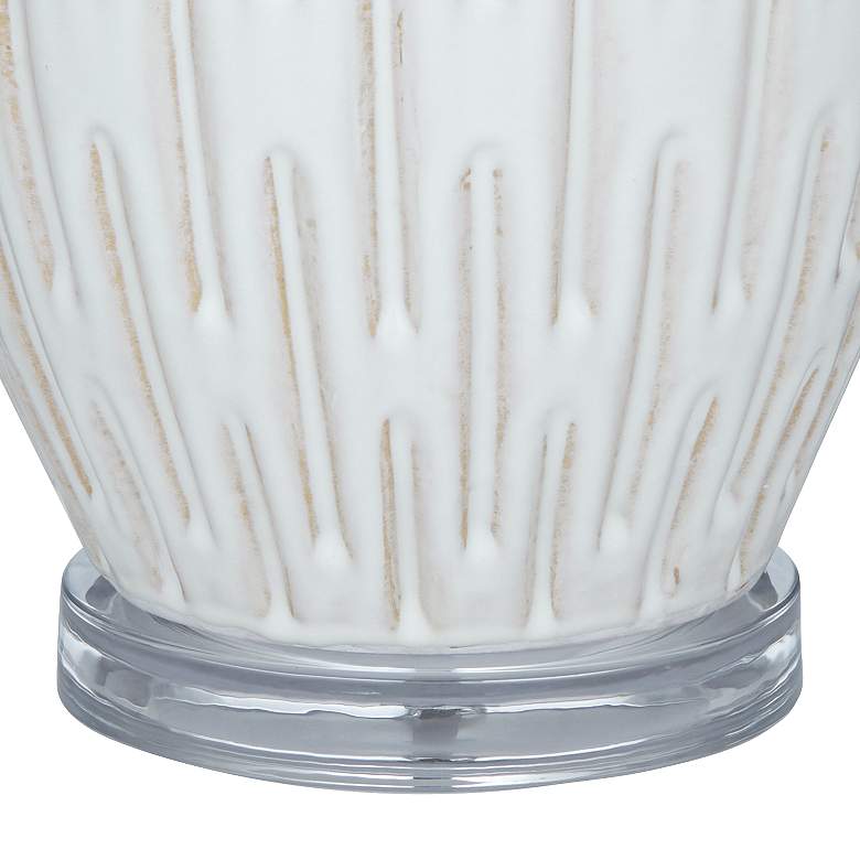 Image 6 360 Lighting Selena 26 1/8" Modern White Ceramic Table Lamp more views
