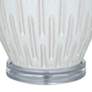 360 Lighting Selena 26 1/8" Modern White Ceramic Table Lamp