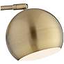360 Lighting Selena Brass Sphere Shade Plug-In LED Wall Lamps Set of 2