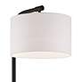 3_360 Lighting Serra 64" Black Chairside Arc Offset Arm Floor Lamp more views