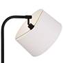 6_360 Lighting Serra 64" Black Chairside Arc Offset Arm Floor Lamp more views