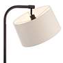 4_360 Lighting Serra 64" Dark Bronze Chairside Arc Offset Arm Floor Lamp more views