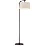 7_360 Lighting Serra 64" Dark Bronze Chairside Arc Offset Arm Floor Lamp more views