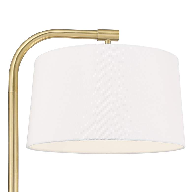 Image 2 360 Lighting Serra 64" Warm Gold Modern Arc Arm Floor Lamps Set of 2 more views