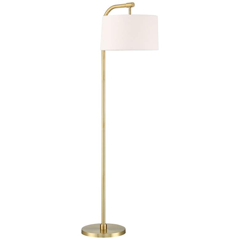 Image 7 360 Lighting Serra 64" Warm Gold Modern Arc Arm Floor Lamps Set of 2 more views