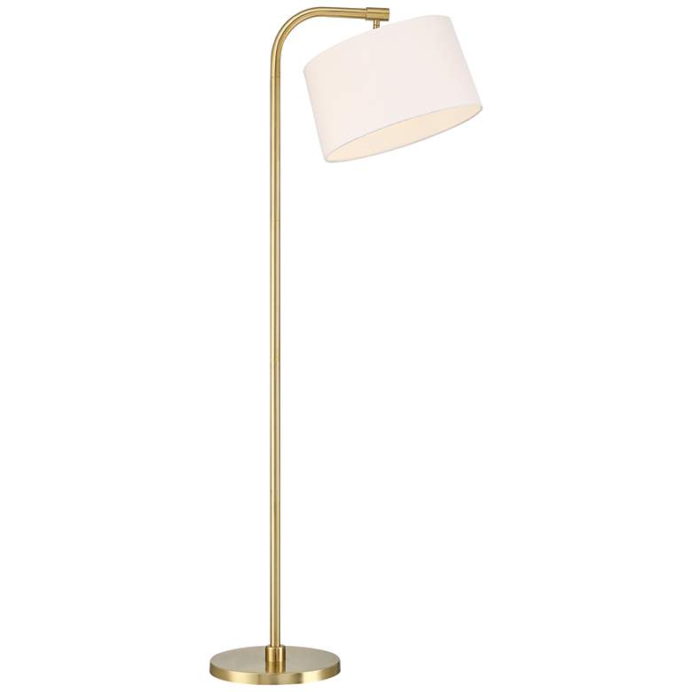 Image 7 360 Lighting Serra 64" Warm Gold Modern Arc Arm Floor Lamps Set of 2 more views