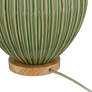 7_360 Lighting Sevilla 29" Modern Ribbed Gourd Green Ceramic Table Lamp more views