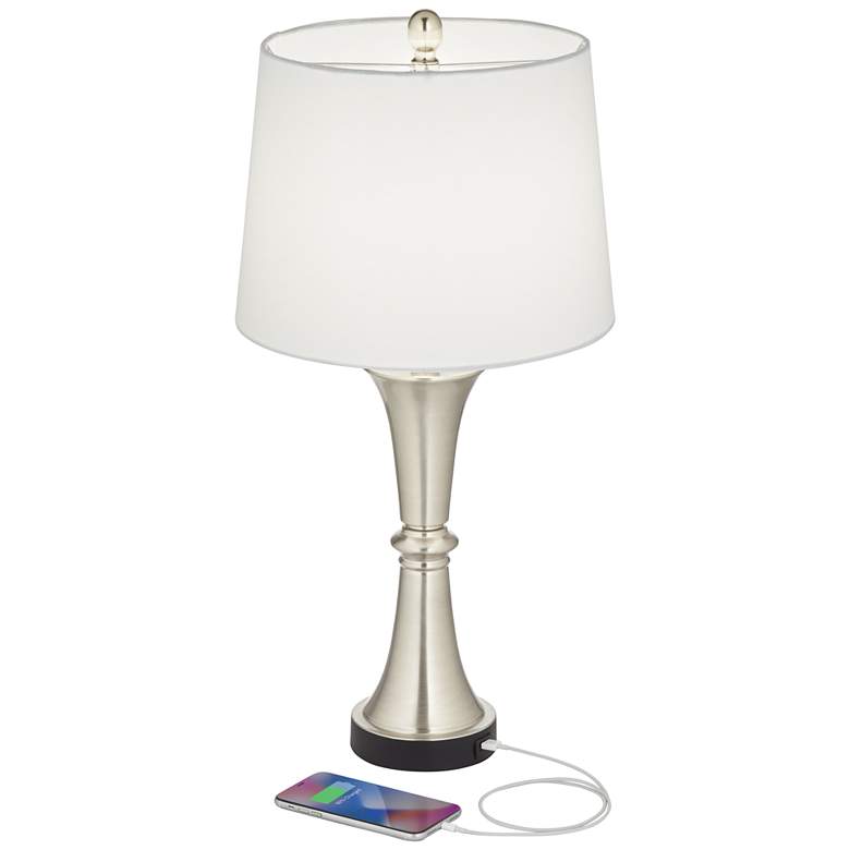 Image 4 360 Lighting Seymore 26" LED Modern USB Touch Table Lamps Set of 2 more views