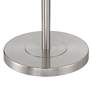 5_360 Lighting Shasta 62 1/2" High Glass and Brushed Nickel Floor Lamp more views