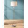 7_360 Lighting Shasta 62 1/2" High Glass and Brushed Nickel Floor Lamp more views