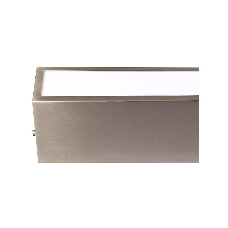 Image 2 360 Lighting Shield 30" Wide Brushed Nickel Vanity Bath Bar more views