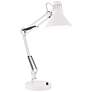 2_360 Lighting Shoup Adjustable Height White Finish Architect USB Desk Lamp
