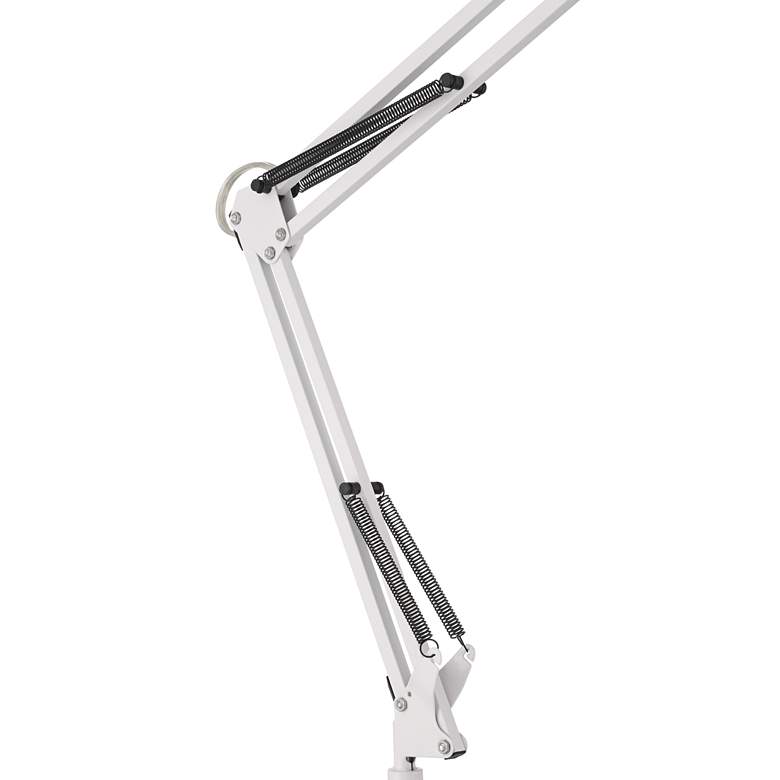 Image 7 360 Lighting Shoup Adjustable Height White Finish Architect USB Desk Lamp more views