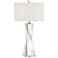 360 Lighting Silver Twist 32 1/4" Crackle Mercury Glass Table Lamp