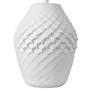 6_360 Lighting Simon 27" Textured Geometric Pattern White Table Lamp more views