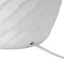 7_360 Lighting Simon 27" Textured Geometric Pattern White Table Lamp more views