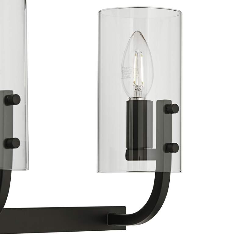 Image 3 360 Lighting Sitara 20" Wide Matte Black 3-Light Bath Light more views