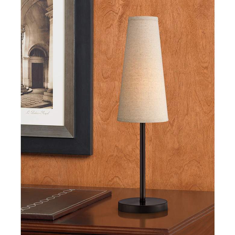 Image 5 360 Lighting Snippet 26 inch Espresso Bronze Accent Table Lamps Set of 2 more views