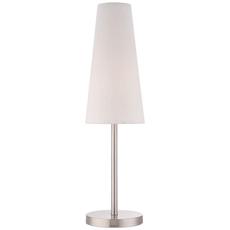 Image 2 360 Lighting Snippet 26" High Brushed Nickel Table Lamp