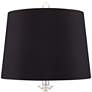 360 Lighting Solange 25" Black Shades and Crystal Table Lamps Set of 2