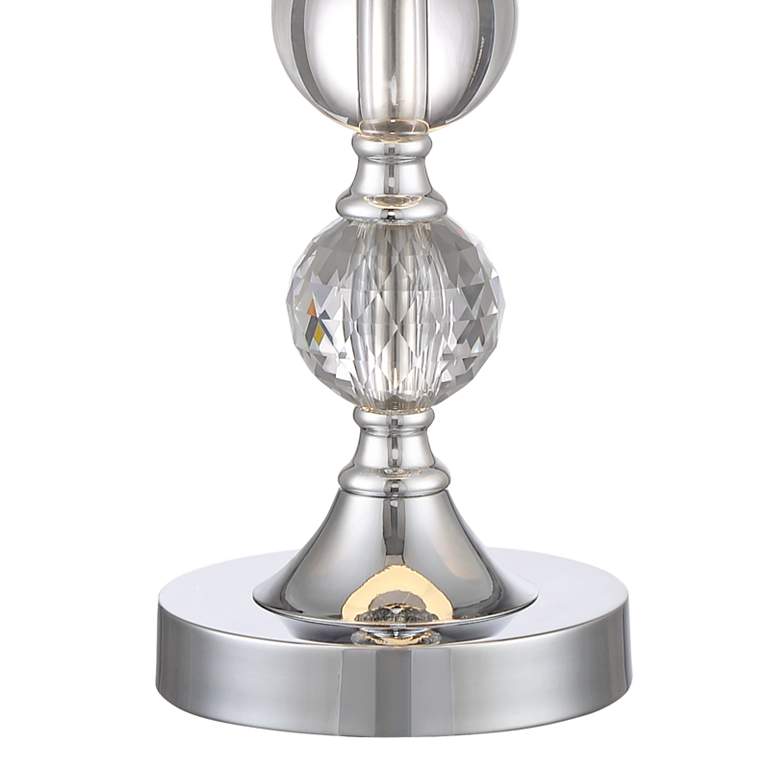 Image 5 360 Lighting Solange 25" Crystal Lamps Set of 2 with Smart Sockets more views
