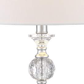Image4 of 360 Lighting Solange 25" High Crystal Lamps Set of 2 with Dimmers more views