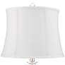 Thumbnail2 of 360 Lighting Solange Stacked Crystal White Bell Shade Table Lamps Set of 2 more views