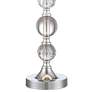 Thumbnail3 of 360 Lighting Solange Stacked Crystal White Bell Shade Table Lamps Set of 2 more views