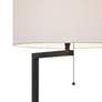 360 Lighting Space Saver 64" HighGlass Tray Table Floor Lamp Set of 2