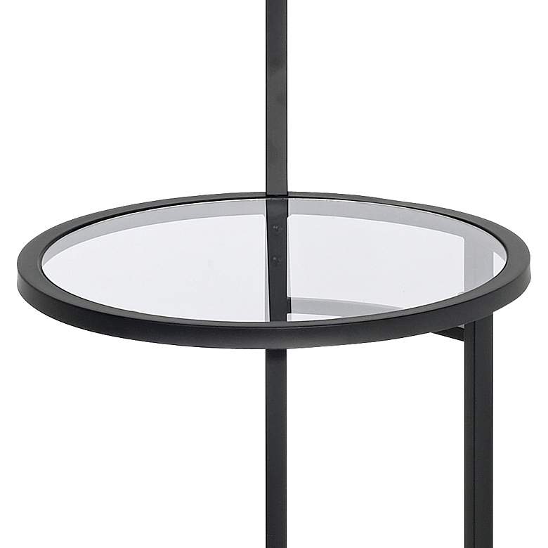 Image 3 360 Lighting Space Saver 64" HighGlass Tray Table Floor Lamp Set of 2 more views
