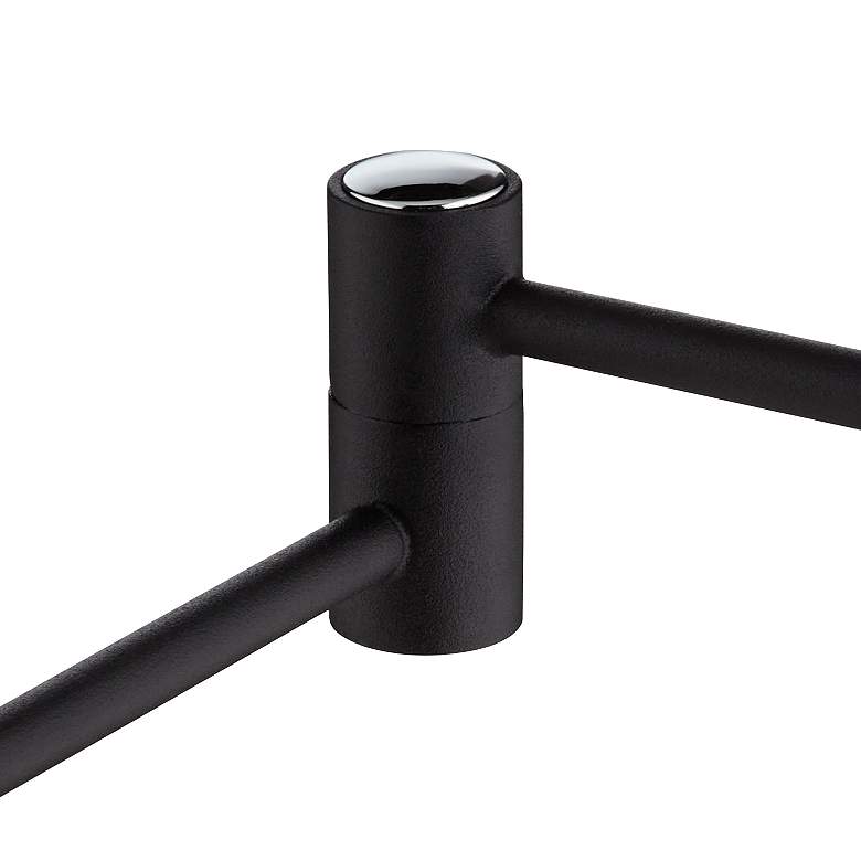 Image 6 360 Lighting Sparta Adjustable Black Pharmacy Swing Arm LED Floor Lamp more views