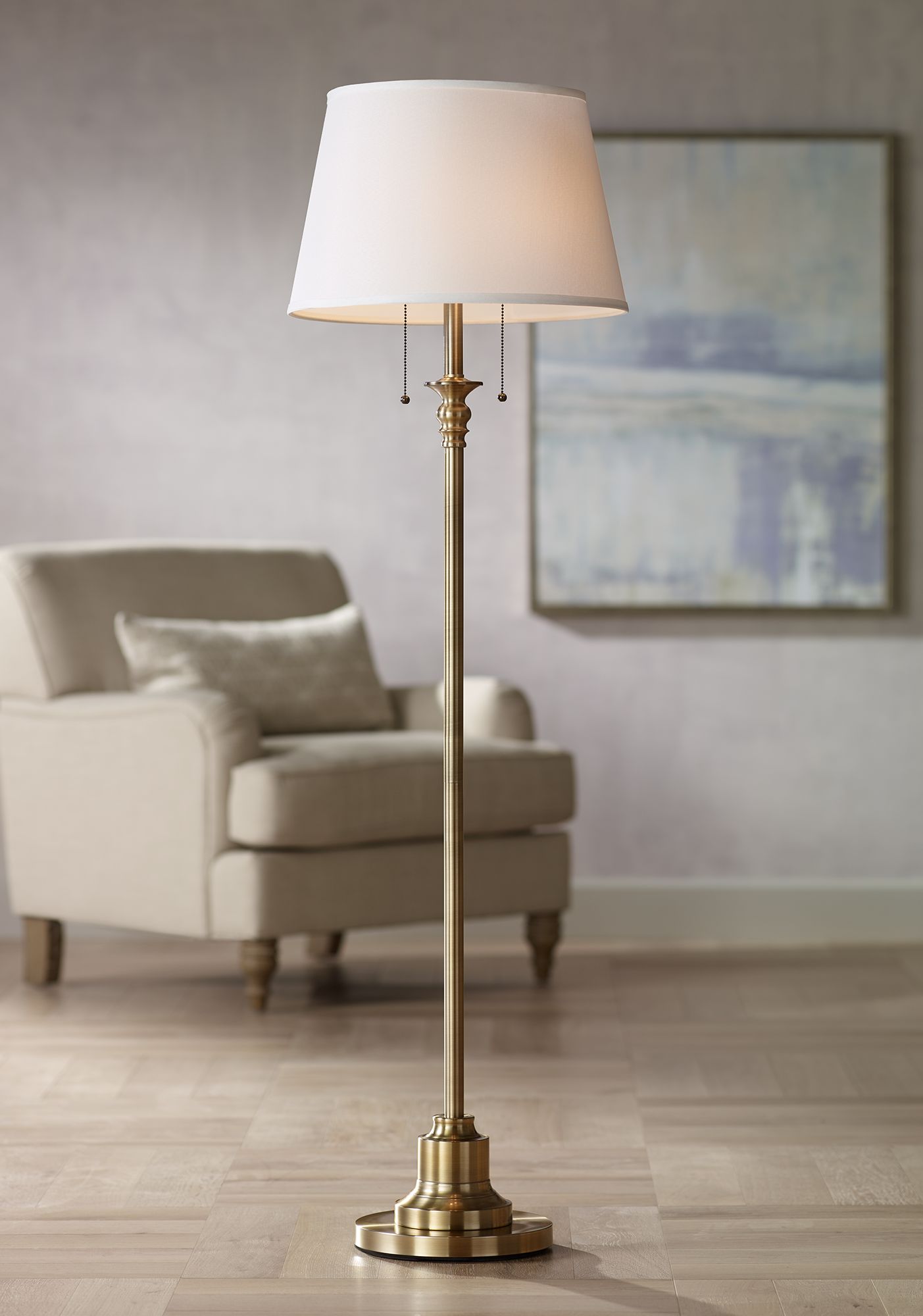 Traditional floor deals lamp