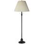 2_360 Lighting Spenser 58" Bronze Floor Lamp with Beige Pleated Shade