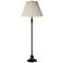 360 Lighting Spenser 58" Bronze Floor Lamp with Beige Pleated Shade