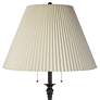 3_360 Lighting Spenser 58" Bronze Floor Lamp with Beige Pleated Shade more views