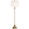 360 Lighting Spenser 58" Brushed Antique Brass Traditional Floor Lamp