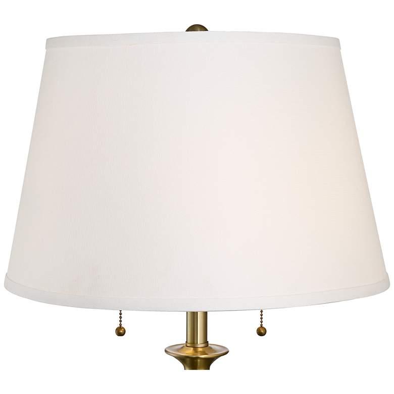 Image 4 360 Lighting Spenser 58 inch Brushed Antique Brass Traditional Floor Lamp more views