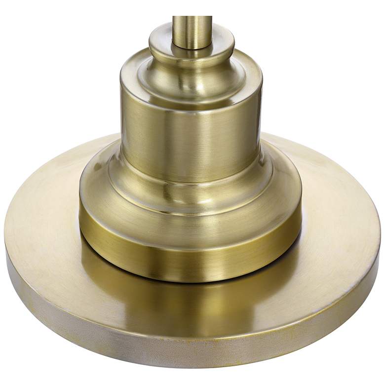 Image 5 360 Lighting Spenser 58" Brushed Antique Brass Traditional Floor Lamp more views