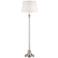 360 Lighting Spenser 58" High Brushed Nickel Transitional Floor Lamp