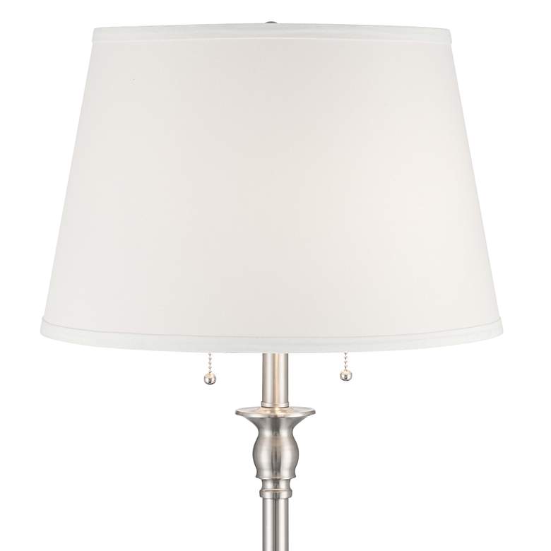 Image 3 360 Lighting Spenser 58" High Brushed Nickel Transitional Floor Lamp more views