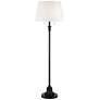 2_360 Lighting Spenser 58" Satin Black Traditional Floor Lamp