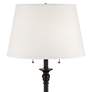 3_360 Lighting Spenser 58" Satin Black Traditional Floor Lamp more views