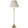 360 Lighting Spenser Pleated Shade Brushed Brass Traditional Floor Lamp