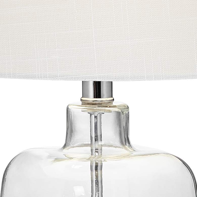Image 3 360 Lighting Square Glass 21 3/4" Fillable Table Lamp with Dimmer more views