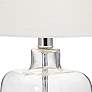 3_360 Lighting Square Glass 21 3/4" Fillable Table Lamp with Dimmer more views